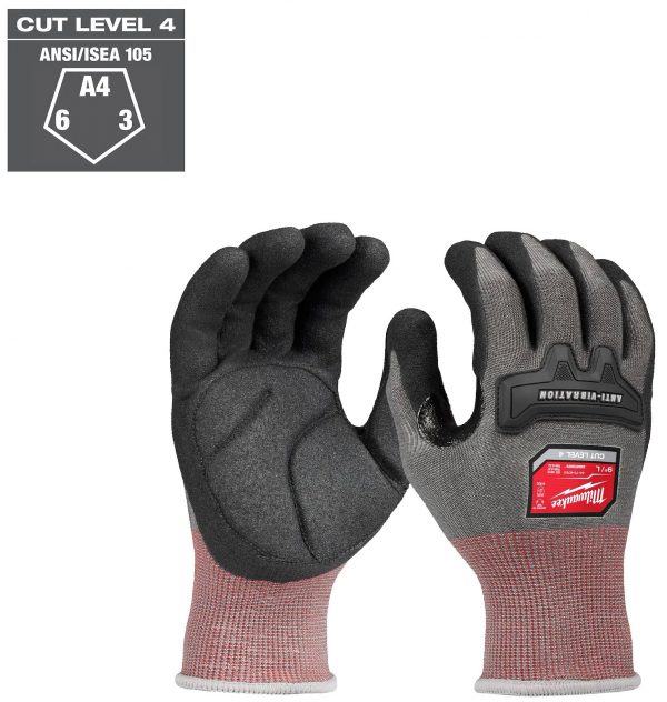 Small Anti-Vibration Cut Level 4 High Dexterity Nitrile Dipped Glove